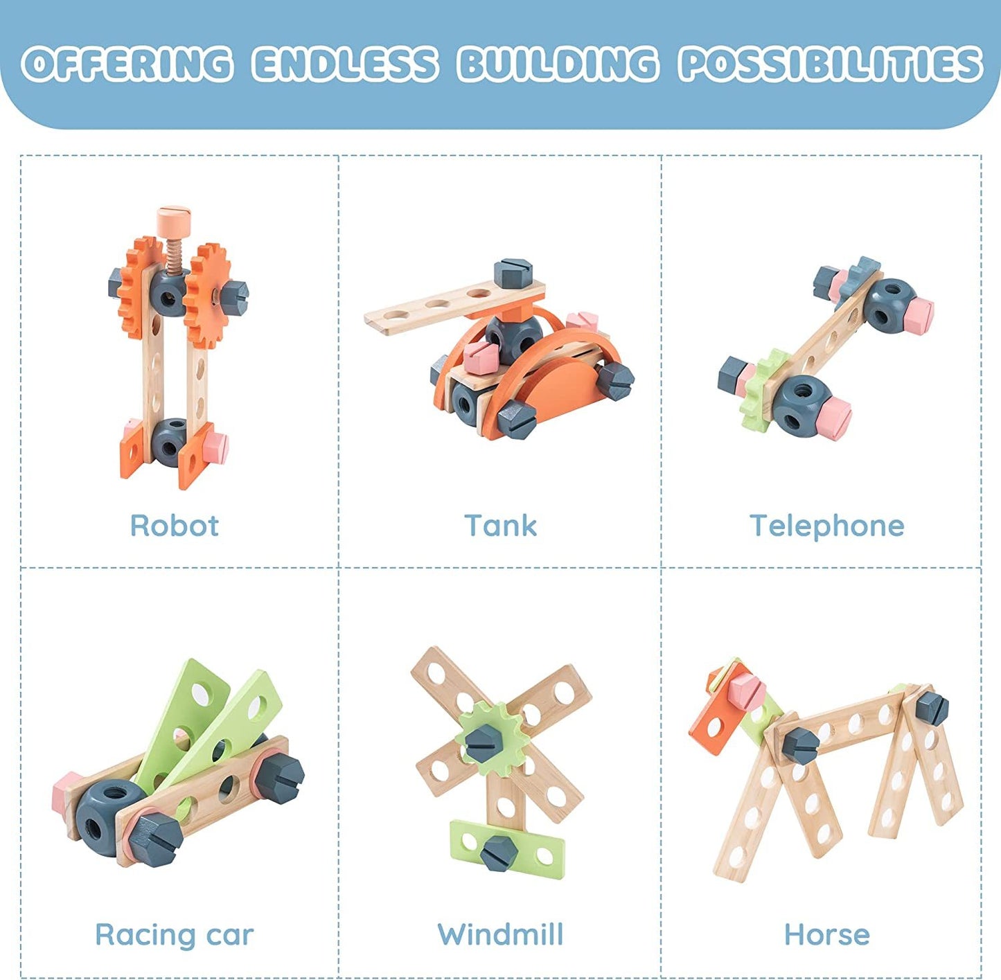 A Workbench Play Set For Kids With Tools